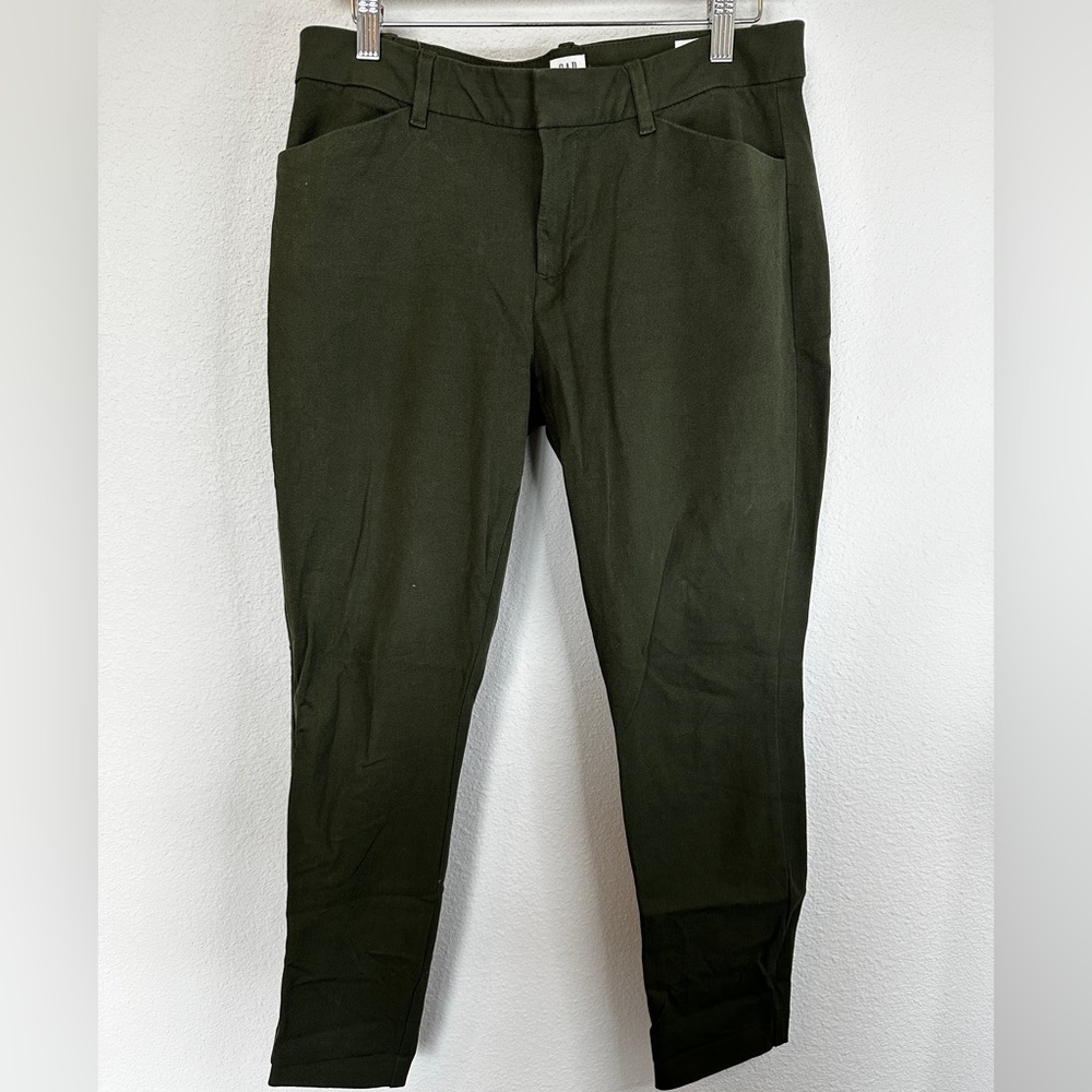 Olive Gap Suit Pants